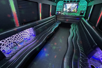 Providence Limo Bus Interior
