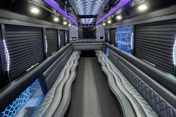 Providence Party Bus Interior