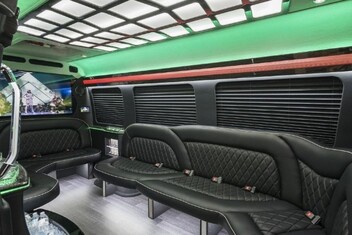 Providence Sprinter Party Bus Interior