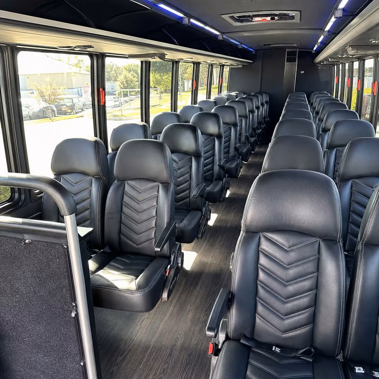 25 passenger minibus interior