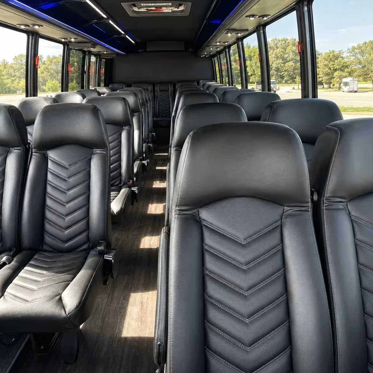 30 passenger minibus interior