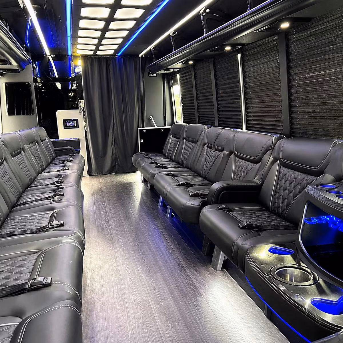party bus interior