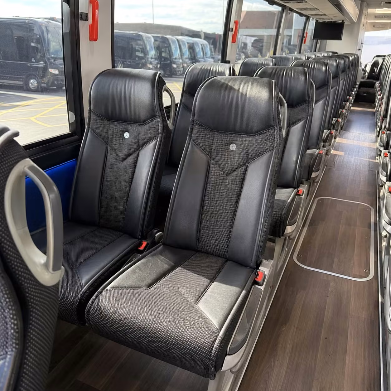 providence charter bus interior