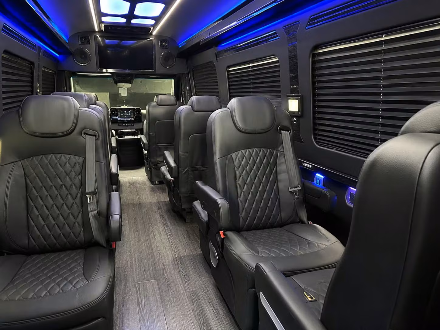 sprinter van with driver interior